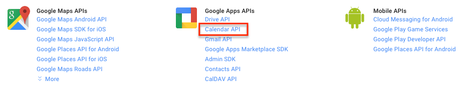 Creating a Google API Key Simple Calendar Documentation