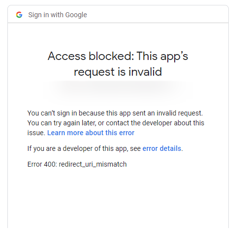 How to fix Error 400: redirect_uri_mismatch - Simple Calendar